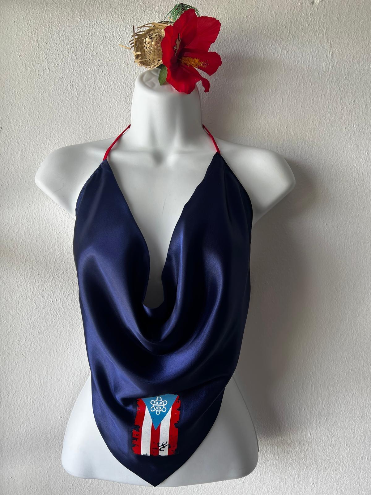 Camisa: Top Azul