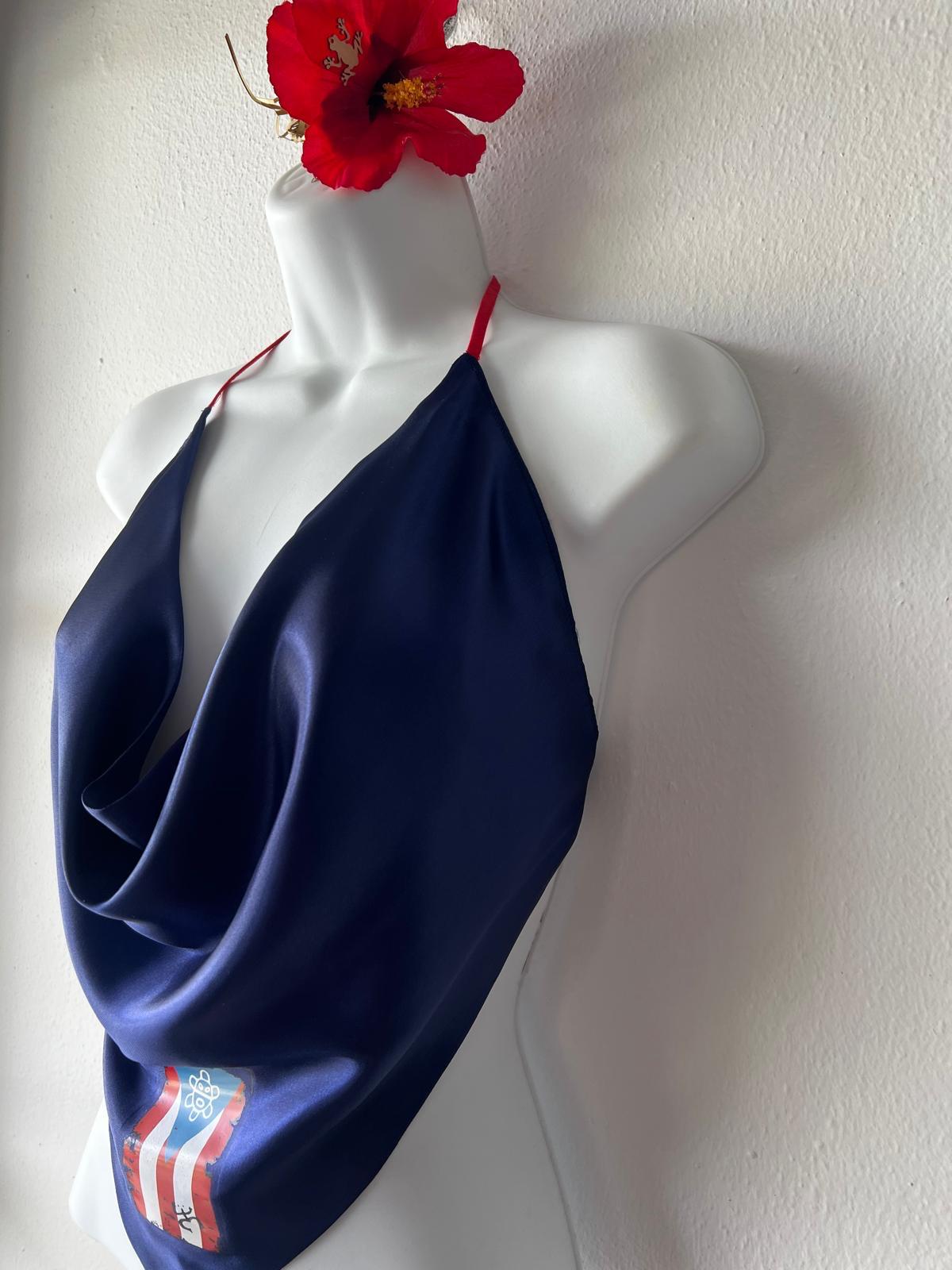 Camisa: Top Azul