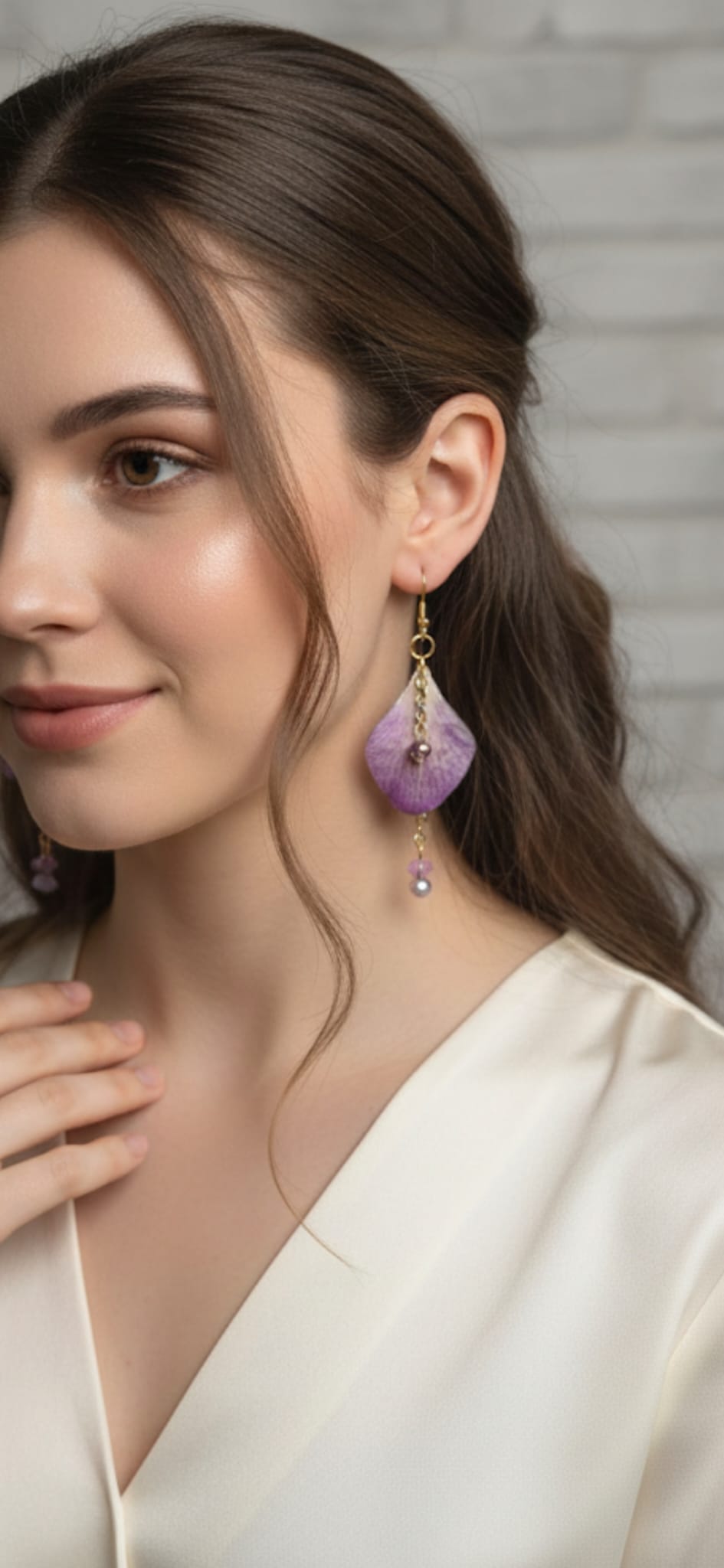 Pantalla y Collar de Orquideas