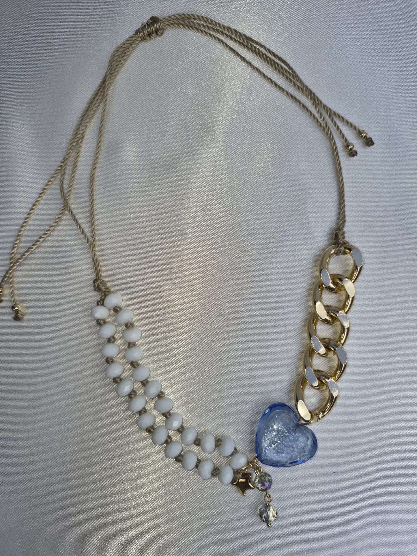 Set de collar: 3 piezas (Color Azul)