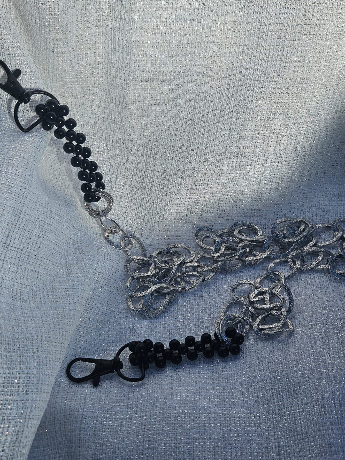 Cartera de Perlas: Negra