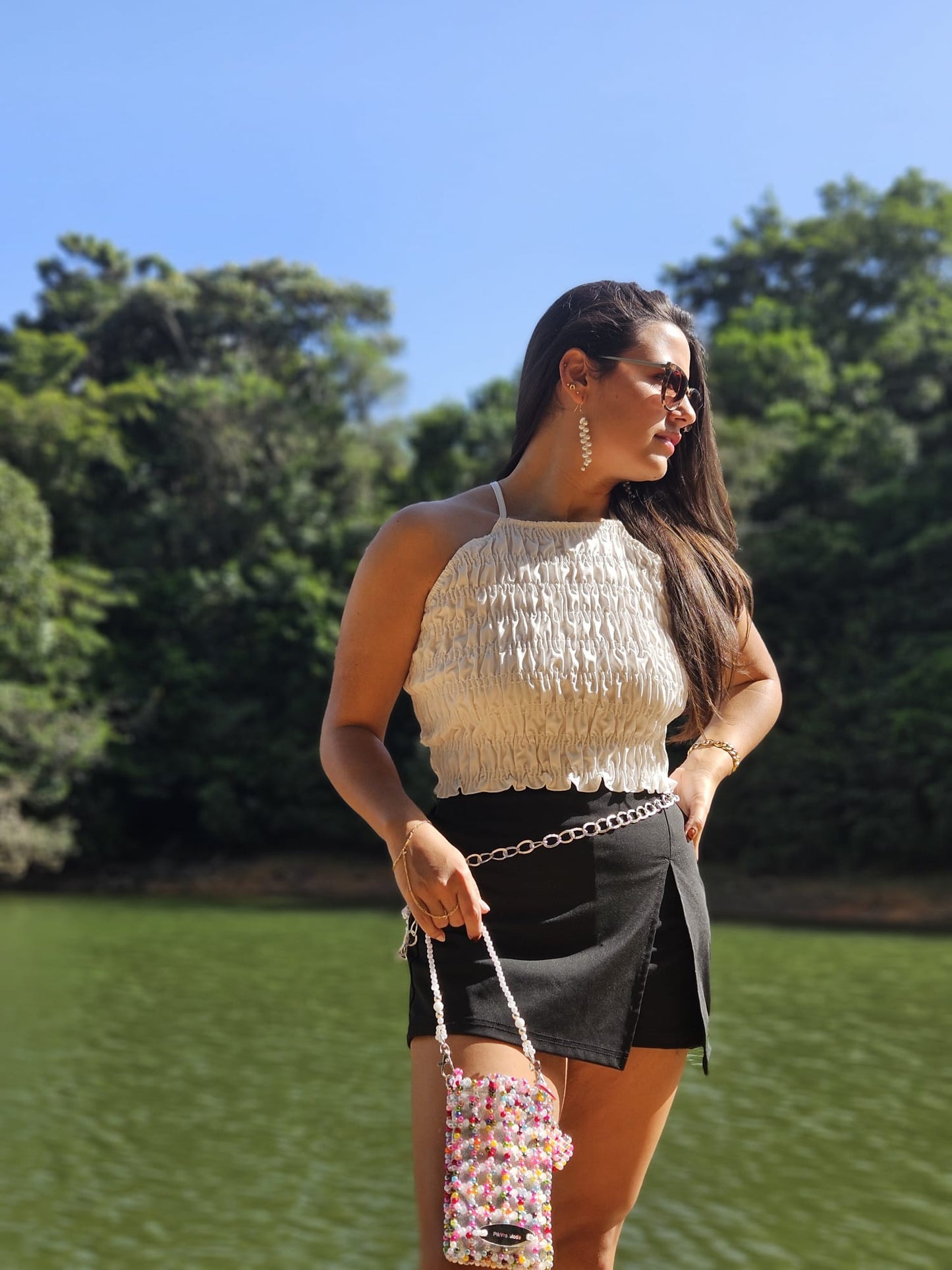 Cartera en Perlas: Colores