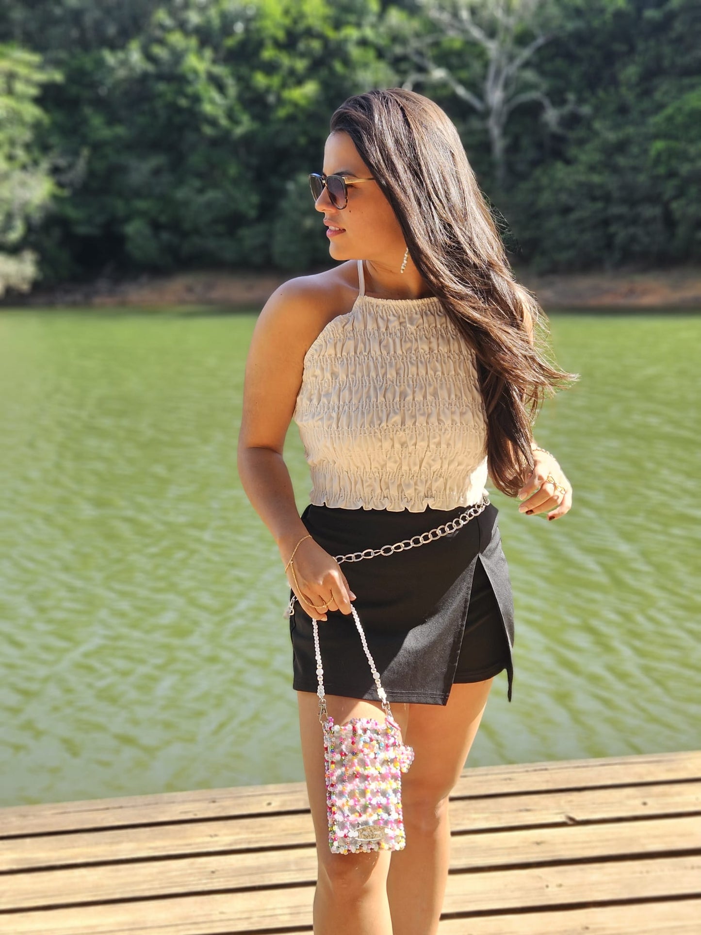 Cartera en Perlas: Colores