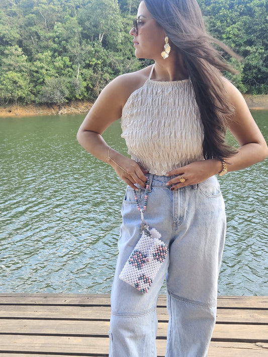 Cartera en Perlas: Cuadros