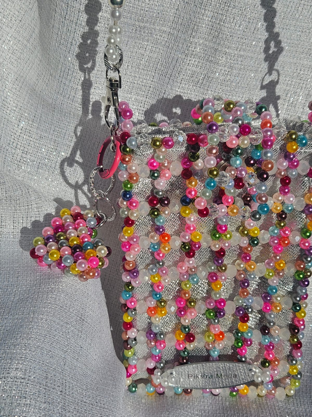 Cartera en Perlas: Colores