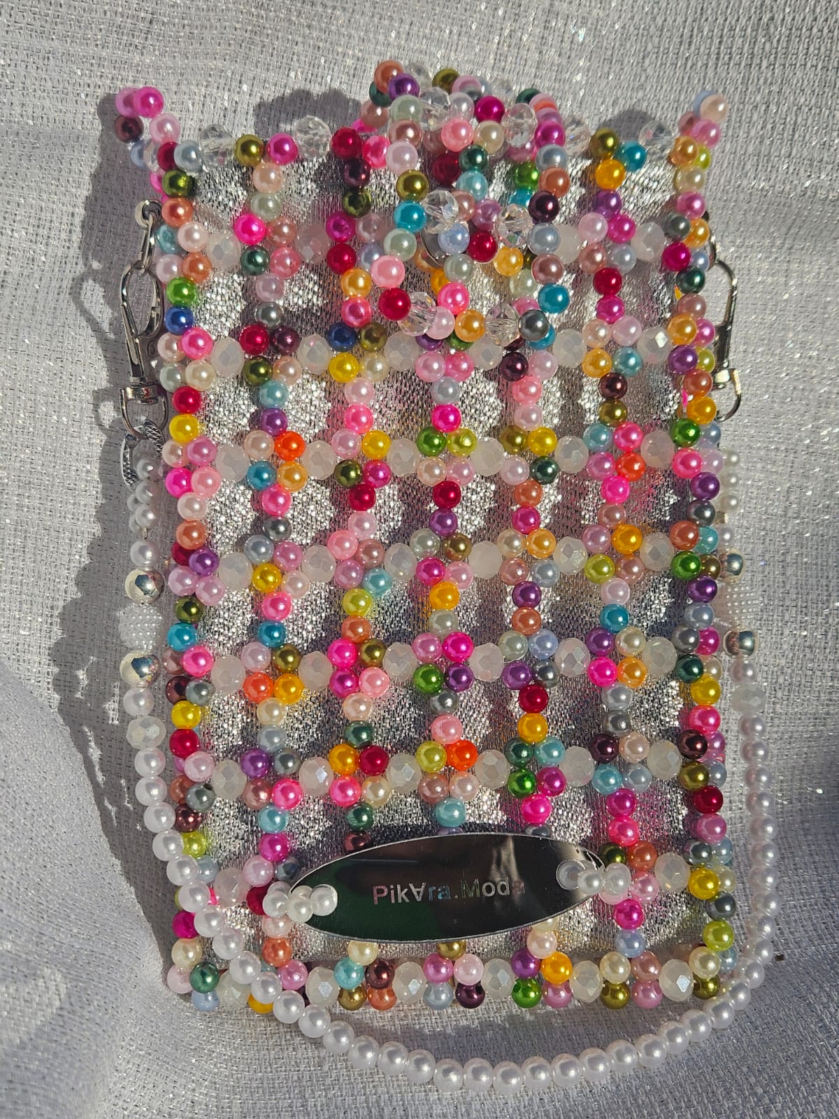 Cartera en Perlas: Colores